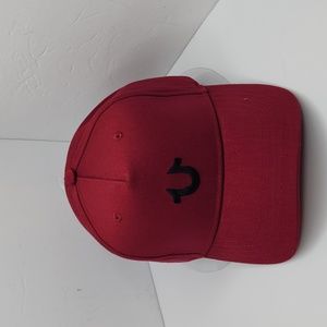 TRUE RELIGION UNISEX CAP/HAT, THE COLOR IS "RED DAHLIA" ( MAROON), ONE SIZE